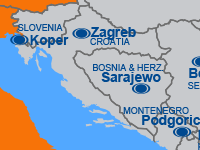 Map of Croatia