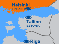 Map of Estonia