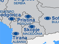 Map of Kosovo