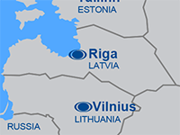 Map of Latvia