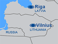 Map of Lithuania