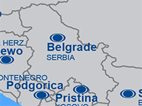 Map of Serbia