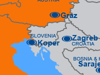 Map of Slovenia